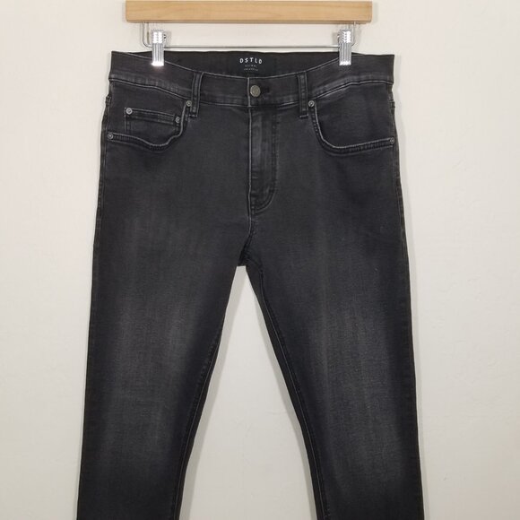 DSTLD Skinny Stretch Jeans Black Size 32 - Picture 2 of 7